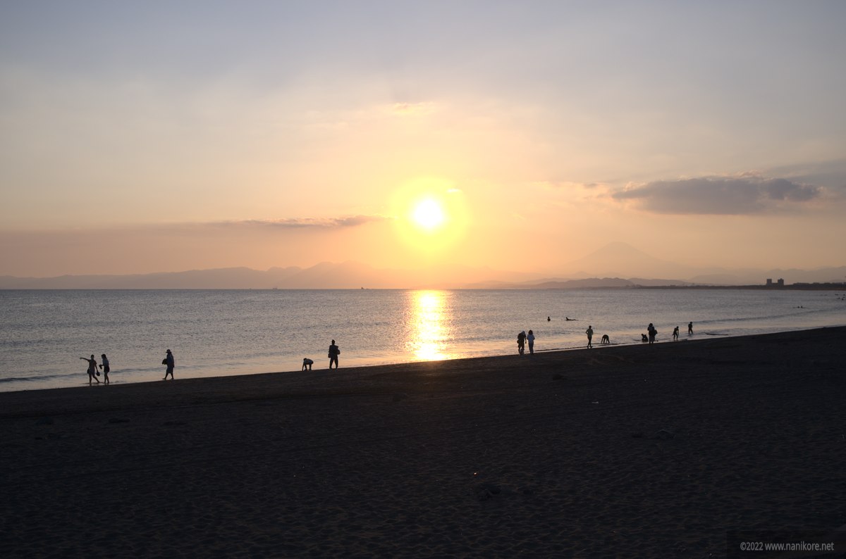 sunset at the beach again