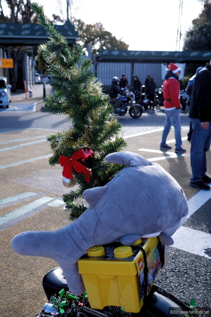 tokyo toy run tree on bike